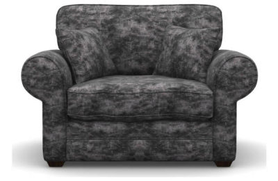 Heart of House Chedworth Shimmer Fabric Cuddle Chair - Grey